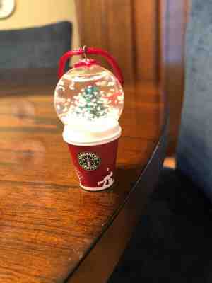 STARBUCKS 2006 SNOW GLOBE TREE ORNAMENT EUC - Sold on eBay Dec, 25th 2019 for $29.98