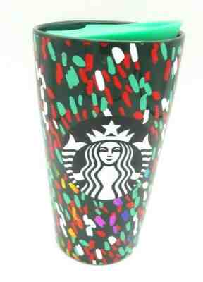 NEW - Starbucks Holiday 2019 Confetti Christmas 12 oz Ceramic Tumbler NWT - Sold on eBay Dec, 24th 2019 for $24.99