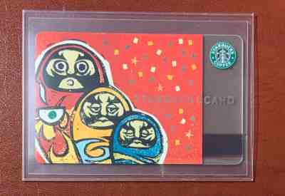 STARBUCKS JAPAN Limited Card DARUMA PIN intact very RARE - Sold on eBay Dec, 24th 2019 for $45.00