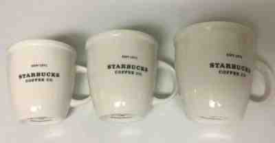 Starbucks Barista 2002 Coffee Co. Mug Demi Mini Cup 6 oz ESTD 1971 Lot of 3 - Sold on eBay Dec, 24th 2019 for $15.00