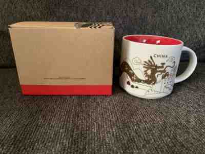 Starbucks 2019 China Dragon Gold YAH You Are Here Mug Cup Starbucks Mug New - Sold on eBay Dec, 24th 2019 for $30.00