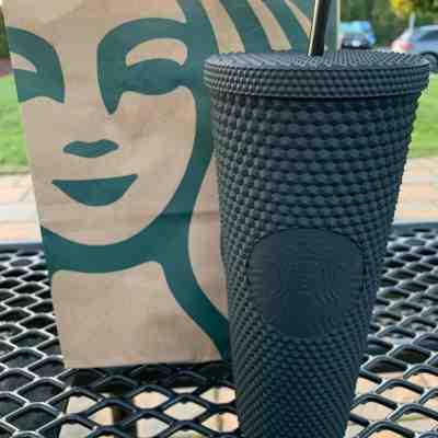 Starbucks Fall 2019 Limited Edition Studded Tumbler Cup - Matte Black NEW - Sold on eBay Dec, 24th 2019 for $78.00