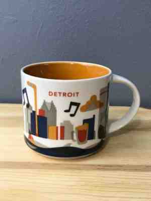 Starbucks Detroit Coffee Mug Cup "You Are Here" Collection 2015 - State Collec.. - Sold on eBay Dec, 24th 2019 for $19.99