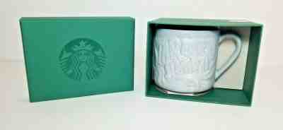 Starbucks Coffee Mug 2016 Gray Starbucks Since 71 Raised Mermaid Siren 12oz. NEW - Sold on eBay Dec, 24th 2019 for $28.96
