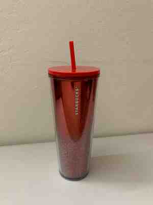 Starbucks Venti Red Cascading Snow Tumbler - 2019 WINTER HOLIDAY COLLECTION - Sold on eBay Dec, 24th 2019 for $22.99