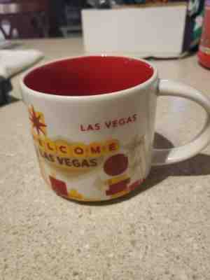 STARBUCKS COLLECTORS 2012 LAS VEGAS YOU ARE HERE COFFEE MUG 14OZ   - Sold on eBay Dec, 24th 2019 for $16.00