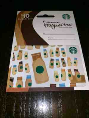 VERY RARE 2013 STARBUCKS FRAPPUCCINO TARGET HANGER GIFT CARD ONLY ONE ON EBAY - Sold on eBay Dec, 24th 2019 for $19.99