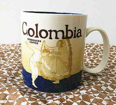 Starbucks Mug Coffee Cup Colombia City Collector Series 16 oz - Sold on eBay Dec, 24th 2019 for $22.50