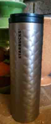 Starbucks Stainless Steel Travel Tumbler/Mug  2012 Hammered Style 16oz Great! - Sold on eBay Dec, 24th 2019 for $24.00