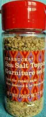 Two Starbucks Sea Salt Toppings 2.83 OZ Each this is for 2 containers of topping - Sold on eBay Dec, 24th 2019 for $45.00