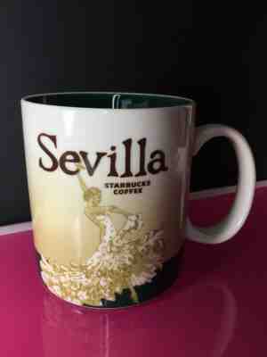 Starbucks Sevilla Global Icon Coffee Tea Cup - 16 oz. Collector City Cup NWT  - Sold on eBay Dec, 24th 2019 for $48.95