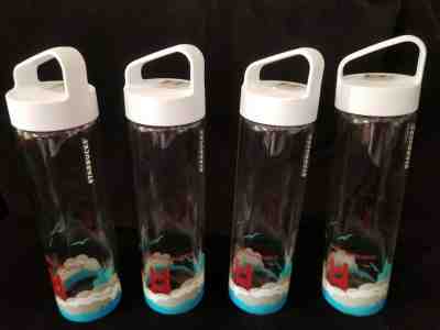 4 Starbucks You Are Here San Francisco Glass Water Bottle With Lid 2016 18.5oz - Sold on eBay Dec, 24th 2019 for $39.99
