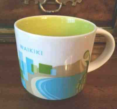 STARBUCKS "You Are Here" Collection / WAIKIKI / RETIRED / City Mug - Mint Cond - Sold on eBay Dec, 24th 2019 for $20.90