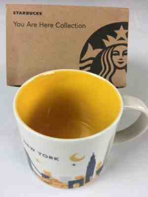Starbucks Mug Cup NEW YORK 2015 You are here Collection 14oz City Series Box - Sold on eBay Dec, 24th 2019 for $30.99