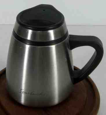 STARBUCKS COFFEE COMPANY 16 oz STAINLESS STEEL CHUBBY TRAVEL TUMBLER HANDLE LID - Sold on eBay Dec, 24th 2019 for $43.99