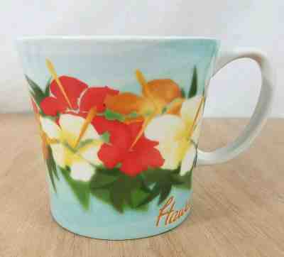 Starbucks 2010 Hawaii Hibiscus Flowers Bone China Collectible Coffee Tea Mug - Sold on eBay Dec, 24th 2019 for $24.99