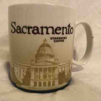 Sacramento CA Starbucks 16 oz Mug Cup 2009 Ex. Con Ceramic Collector Series - Sold on eBay Dec, 24th 2019 for $97.95