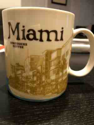 Starbucks City You Are Here Series Collection Coffee Mug Tea Miami 2012 - Sold on eBay Dec, 24th 2019 for $22.00