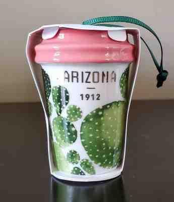 NEW Arizona Starbucks Holiday 2017 Christmas Local Ornament Mug Cup - Sold on eBay Dec, 24th 2019 for $24.99