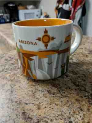 Starbucks Arizona You Are Here Coffee Cup Mug 14 oz 2015 - Sold on eBay Dec, 24th 2019 for $15.00