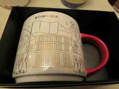 Starbucks Christmas YAH Romania  mug - Sold on eBay Dec, 23rd 2019 for $24.00