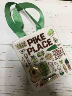 NEW Starbucks Holiday 2019 Pike Place Seattle Original Christmas Bag Ornament - Sold on eBay Dec, 23rd 2019 for $19.99