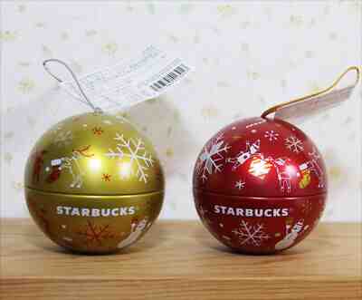 NEW ! STARBUCKS JAPAN 2019 Ornament Ball 2 COL - Sold on eBay Dec, 23rd 2019 for $27.00