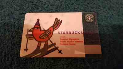 STARBUCKS Japan Nagano 2005 Special Olympics Winter Gift Card *MINT* US Seller - Sold on eBay Dec, 23rd 2019 for $30.33