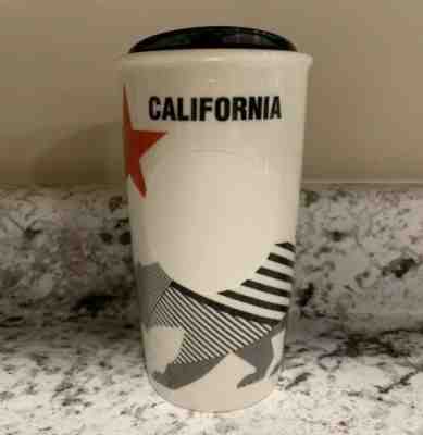 Starbucks California Dot Series Tumbler 2015 Red and White Black Lid Collectors - Sold on eBay Dec, 23rd 2019 for $29.95
