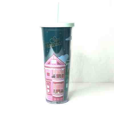2019 Starbucks San Francisco Painted Ladies 24 oz Cold Cup Venti Tumbler NEW - Sold on eBay Dec, 23rd 2019 for $39.99