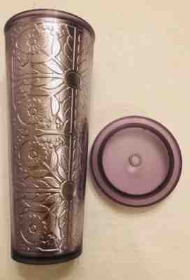 EUC STARBUCKS COFFEE 2016 VENTI BEVERAGE TUMBLER WATER BOTTLE METALLIC PURPLE - Sold on eBay Dec, 23rd 2019 for $20.00