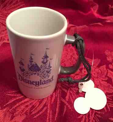 Starbucks Disneyland 60th Anniversary Ceramic Mug Ornament 2015 - Sold on eBay Dec, 23rd 2019 for $23.00