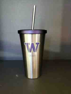 Starbucks University of Washington UW 2014 Stainless Travel Cold Cup Tumbler  - Sold on eBay Dec, 23rd 2019 for $15.00