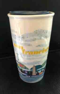 Starbucks 2016 San Francisco Ceramic Traveler Cup Tumbler - Sold on eBay Dec, 23rd 2019 for $39.95
