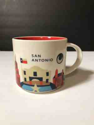 Starbucks Coffee Mug San Antonio You Are Here 14 oz 2017 - Sold on eBay Dec, 23rd 2019 for $20.00