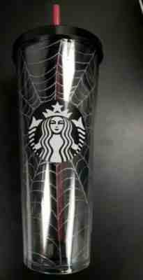 NEW SOLD OUT FALL 2019 STARBUCKS SPIDERWEB HALLOWEEN TUMBLER CUP 24oz GLITTER - Sold on eBay Dec, 23rd 2019 for $29.99
