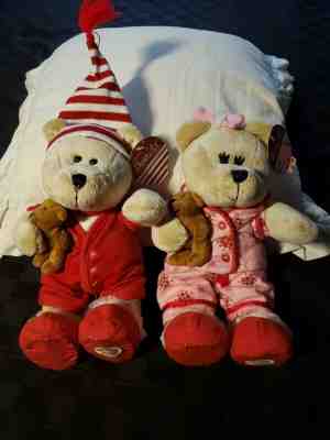 Starbucks Bearista Bears Christmas Pajamas Baby Bears 2007 NWT See Description - Sold on eBay Dec, 23rd 2019 for $24.99