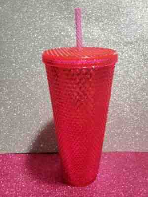 NEW Starbucks 2019 Neon Pink Studded Cold Cup Tumbler Christmas HOLIDAY In Hand - Sold on eBay Dec, 23rd 2019 for $25.00