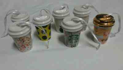  7pre Owned STARBUCKS CHRISTMAS ORNAMENTS MERMAID, GLITTER, HOT TO-GO CUP 2015 - Sold on eBay Dec, 23rd 2019 for $19.99