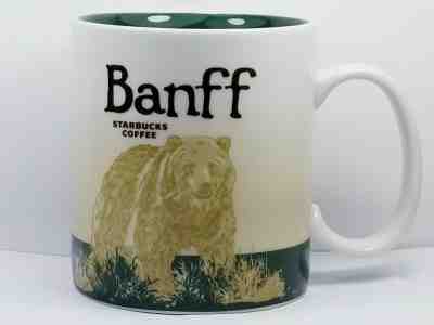 Starbucks Banff City 2012 Global Icon Series 16oz Coffee Mug Collectors Series