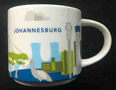 STARBUCKS JOHANNESBURG SOUTH AFRICA YOU ARE HERE YAH MUG, NIB W/ SKU, FIRST 3000 - Sold on eBay Dec, 23rd 2019 for $89.00