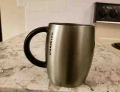 Starbucks 2013 Light Green Stainless Steel  Barrel Mug, 14 oz. No Lid - Sold on eBay Dec, 23rd 2019 for $18.99