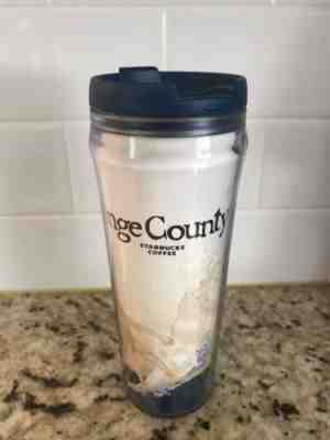 Starbucks RARE 2004/08 ORANGE COUNTY Travel Mug Tumbler Global Icon Series 12 oz - Sold on eBay Dec, 23rd 2019 for $22.57
