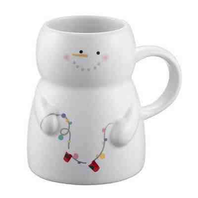 Starbucks 2019 Taiwan Christmas Holiday Decorating Snowman MUG 12oz - Sold on eBay Dec, 23rd 2019 for $55.00