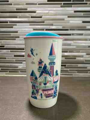 NEW Disney Disneyland Limited Edition Starbucks Ceramic Travel Tumbler - 12 oz. - Sold on eBay Dec, 23rd 2019 for $24.99