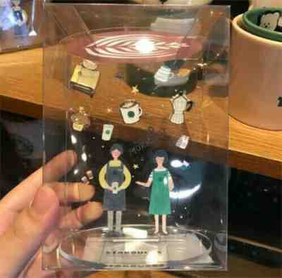 New China 2019 Starbucks Spring Coffee Pin Set - Sold on eBay Dec, 22nd 2019 for $25.00