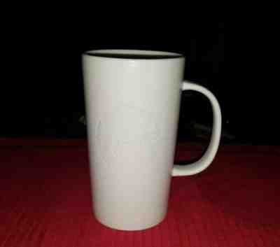 Starbucks 2014 Raised Mermaid Off White/Cream Mug/Cup 16 oz. - Sold on eBay Dec, 22nd 2019 for $20.00