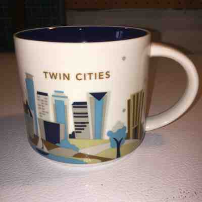 2015 Starbucks Coffee Mug Cup - TWIN CITIES You are Here - 14 oz - FREE SHIPPING - Sold on eBay Dec, 22nd 2019 for $15.99