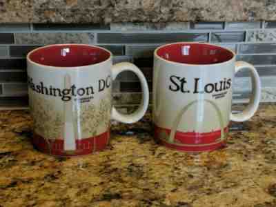 ***STARBUCKS GLOBAL ICON MUGS ST. LOUIS & WASHINGTON DC BRAND NEW WITH TAGS*** - Sold on eBay Dec, 22nd 2019 for $34.99