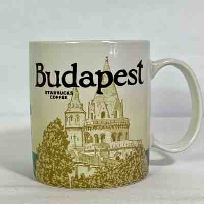 Starbucks Budapest 2016 Global Icon Series Coffee Mug 16 oz - Sold on eBay Dec, 22nd 2019 for $33.00